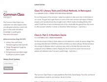 Tablet Screenshot of commonclass.org